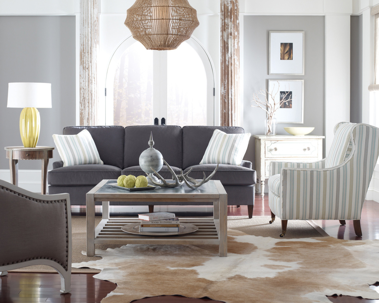 Thompson Sofa, Belgravia Chair.