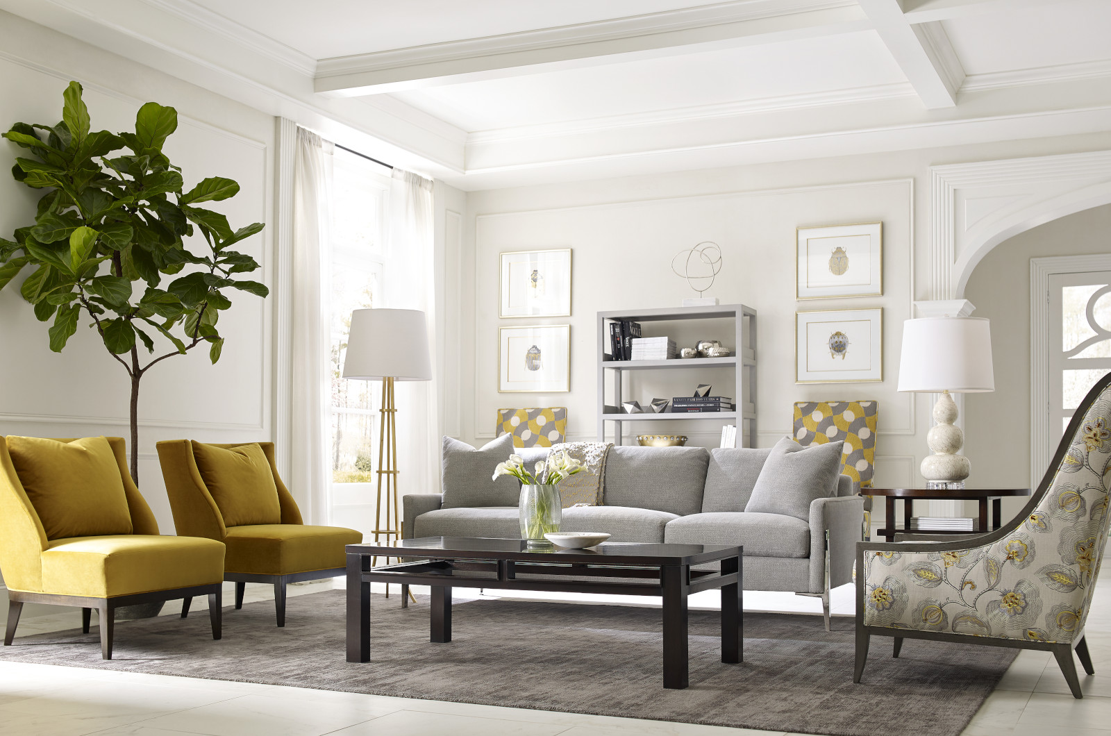 Gemma Sofa, Julian Chair, Wintour Chair.